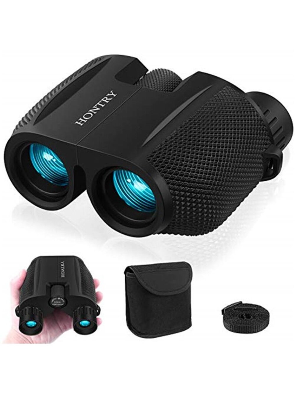 10x25 Compact Binoculars for Adults and Kids